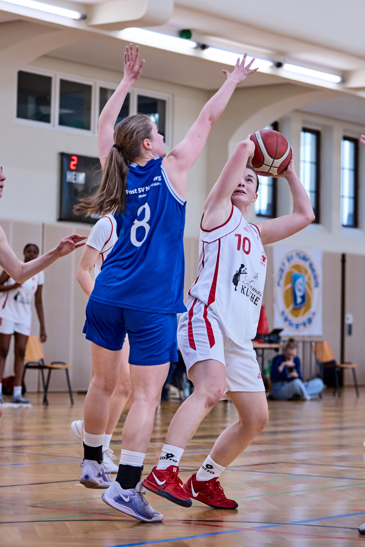 Azra Dzinic — Azra Dzinic rises for a shot in the paint
